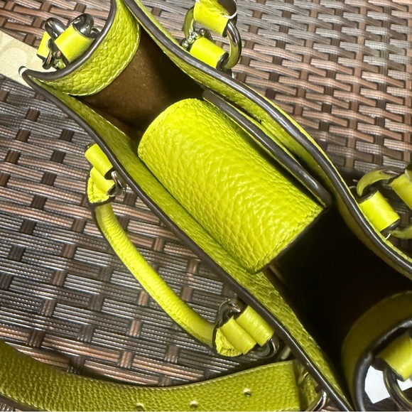 North South Mini Tote With Signature Canvas coach cj501 - Picture 3 of 8